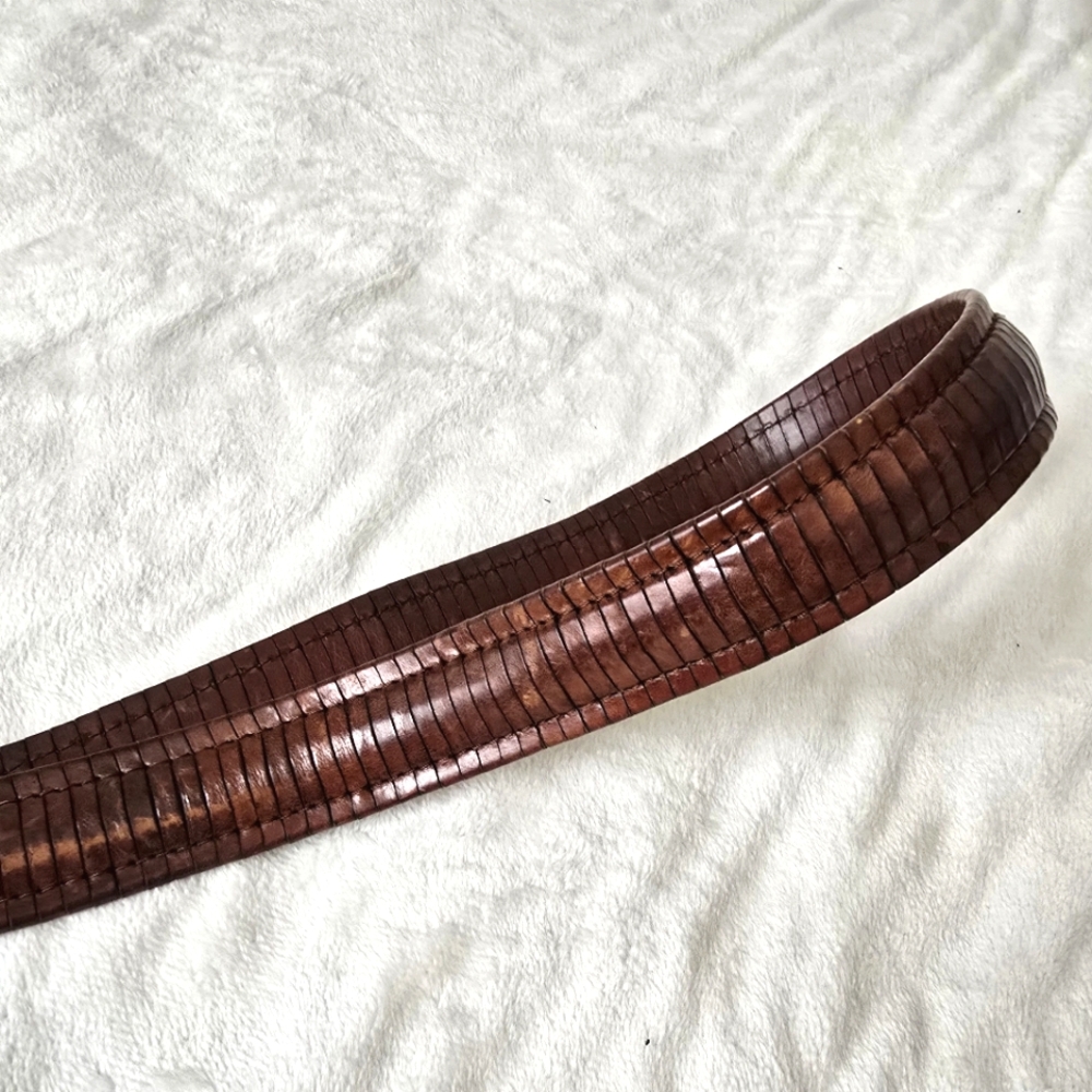 Brighton Brown Leather Design Belt - Picture 4 of 9